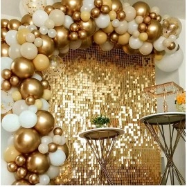 Rose Gold Rain Curtain Background Cloth Birthday Party Decor Shimmer Wall Backdrop Wedding Party Decor Sequin Wall Background