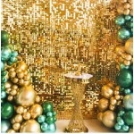 Rose Gold Rain Curtain Background Cloth Birthday Party Decor Shimmer Wall Backdrop Wedding Party Decor Sequin Wall Background